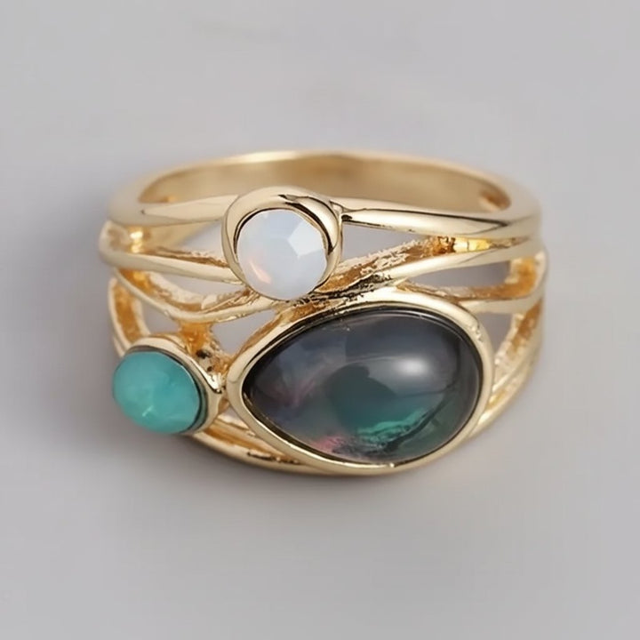 Anillo Sereia dorado