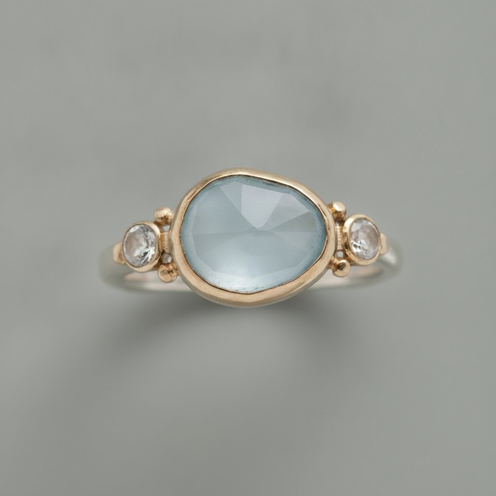 Bague Iliana en pierre de lune
