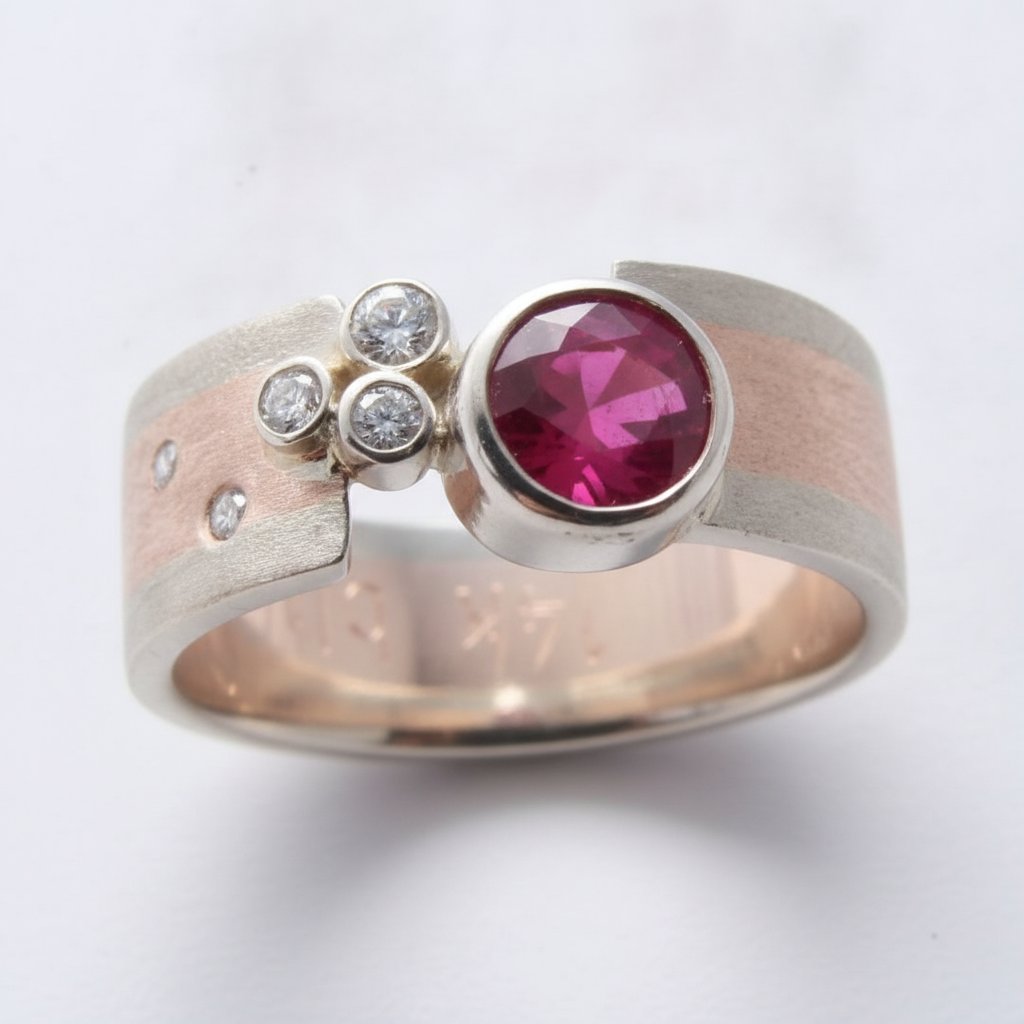 Bague Greta en grenat