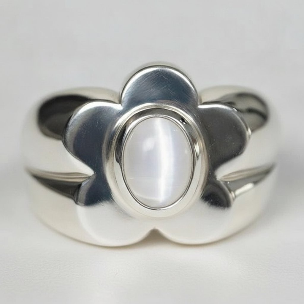 Bague Clémence en pierre de lune