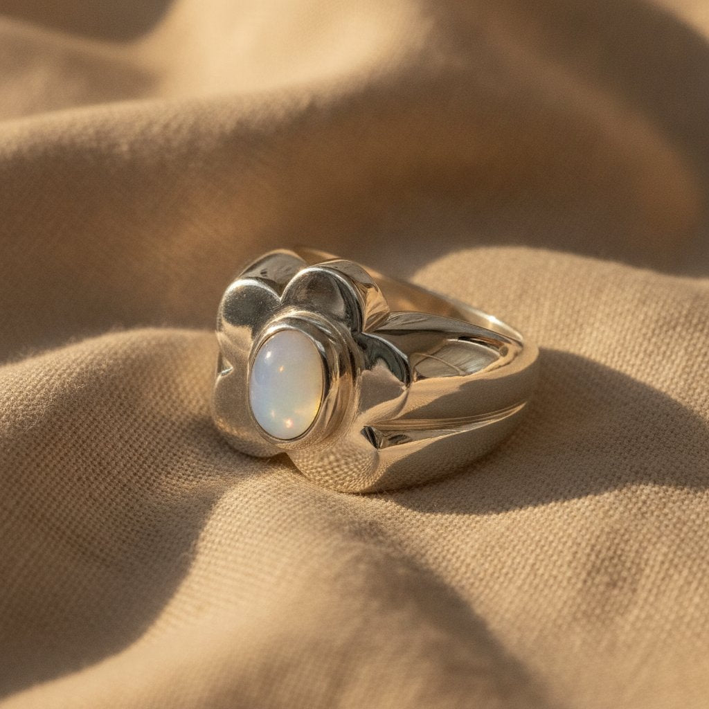 Bague Clémence en pierre de lune