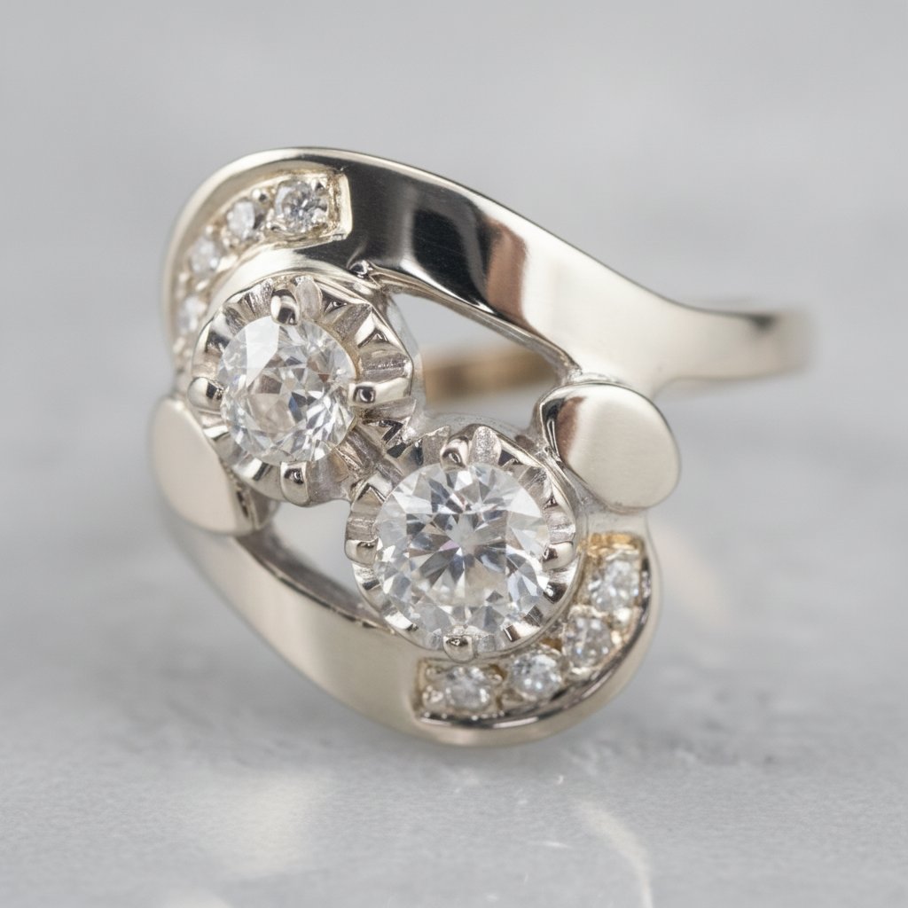 Anillo Clemence de zirconia