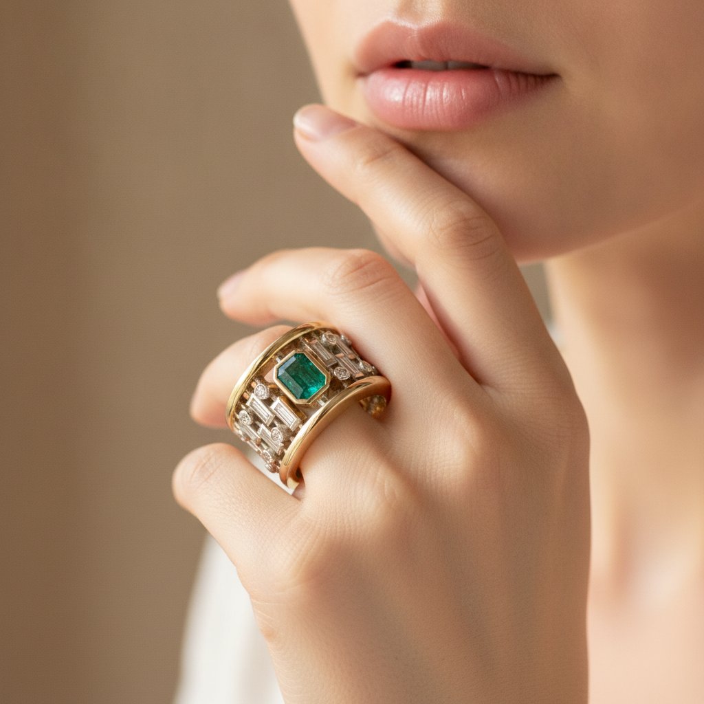 Clemence Crystal Ring