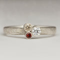 Giada-zirkonia ring