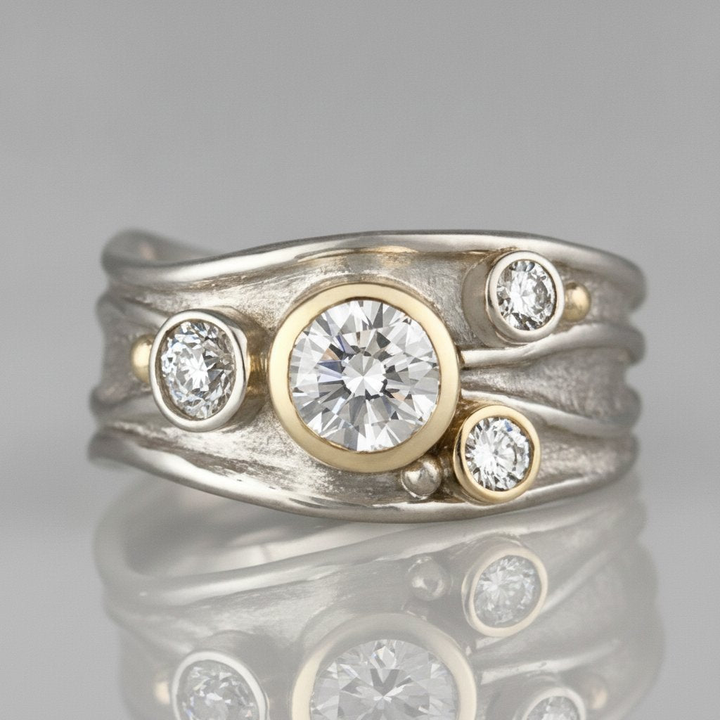 Anello Hespera in zirconia