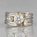 Anello Hespera in zirconia