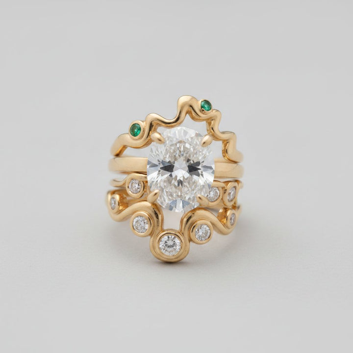 Parure de bijoux Ondine en zircone cubicque
