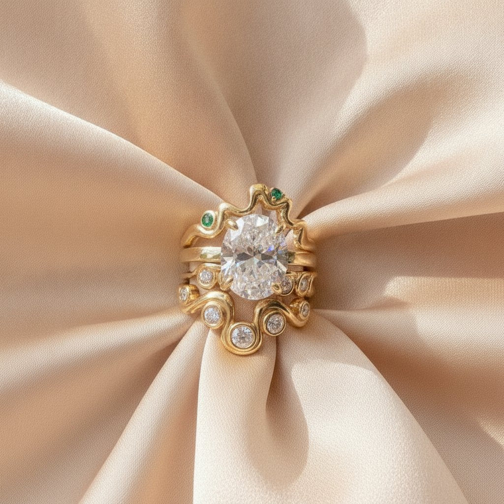 Parure de bijoux Ondine en zircone cubicque