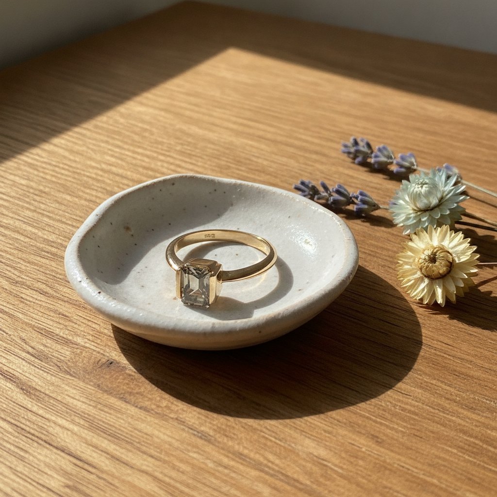 Bague Genevieve dorée