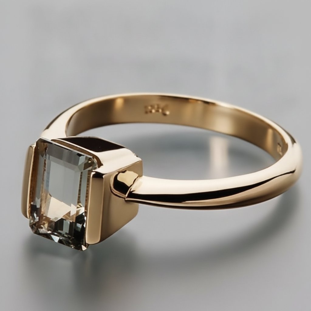 Bague Genevieve dorée