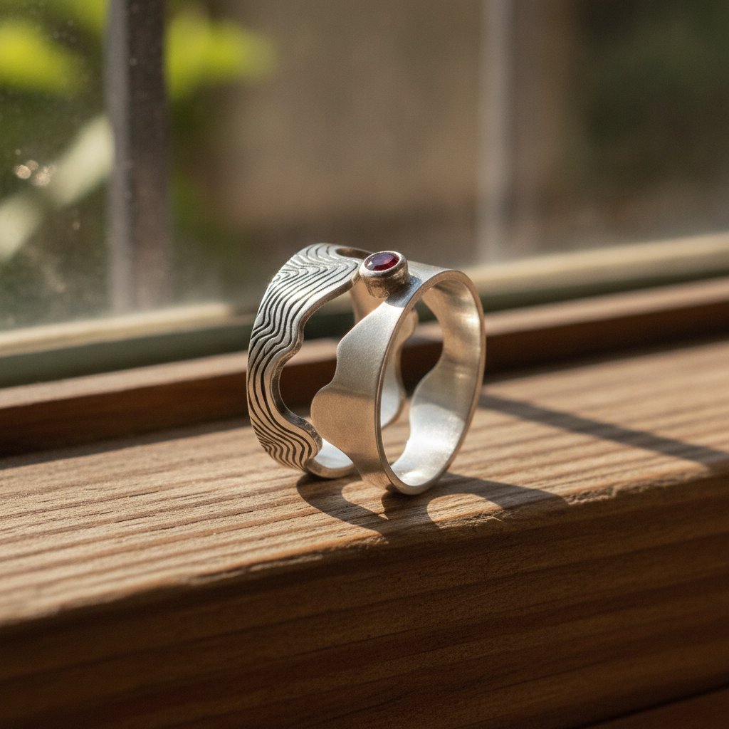 Bague Ondina en zircone