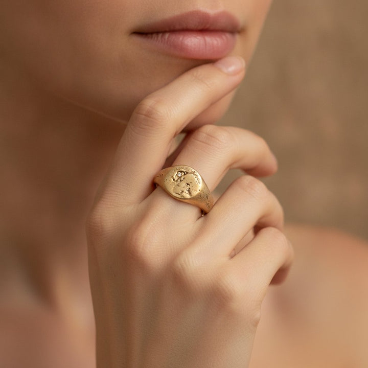 Aurore gouden ring