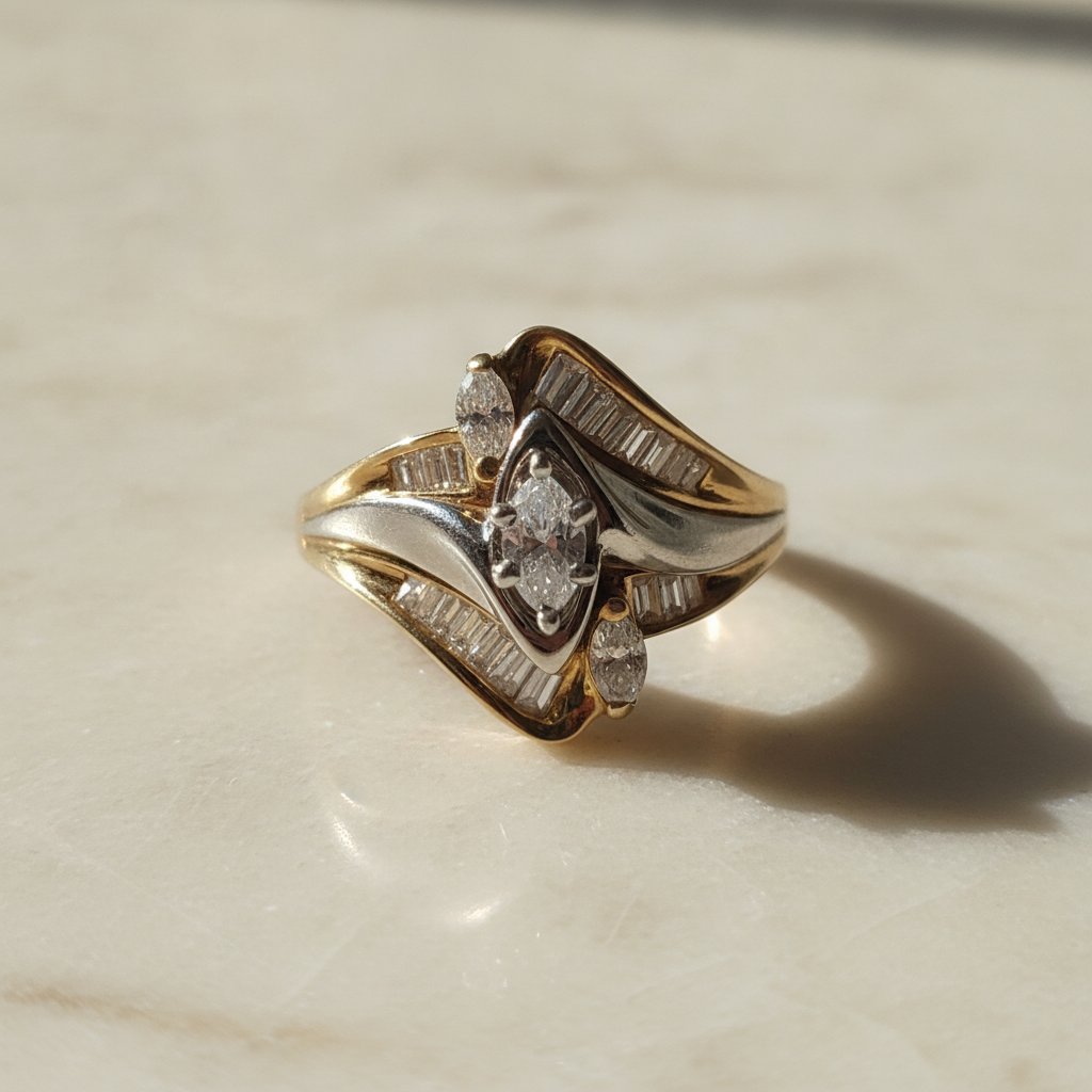Bague Elise dorée