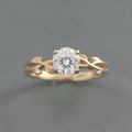 Halcyon-zirkonia ring
