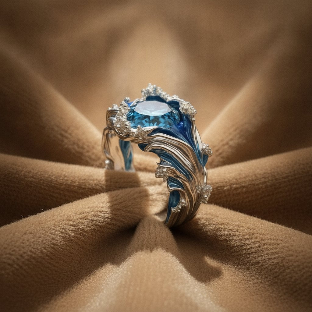 Bague Zaria en zircone