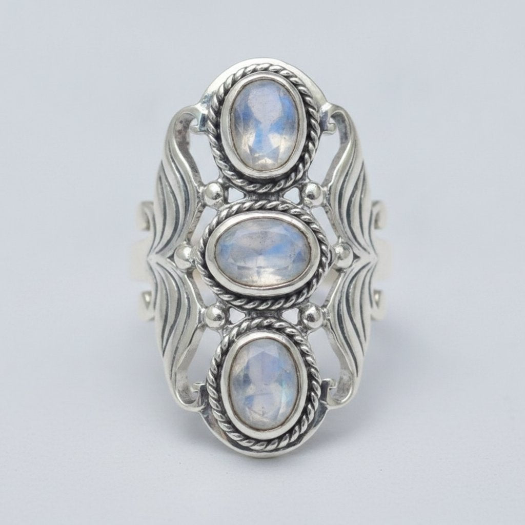 Nadia Moonstone Ring