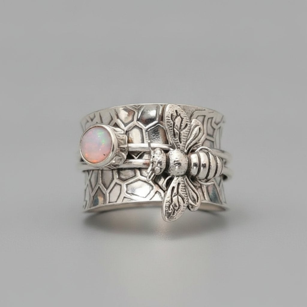 Opaline Moonstone Ring