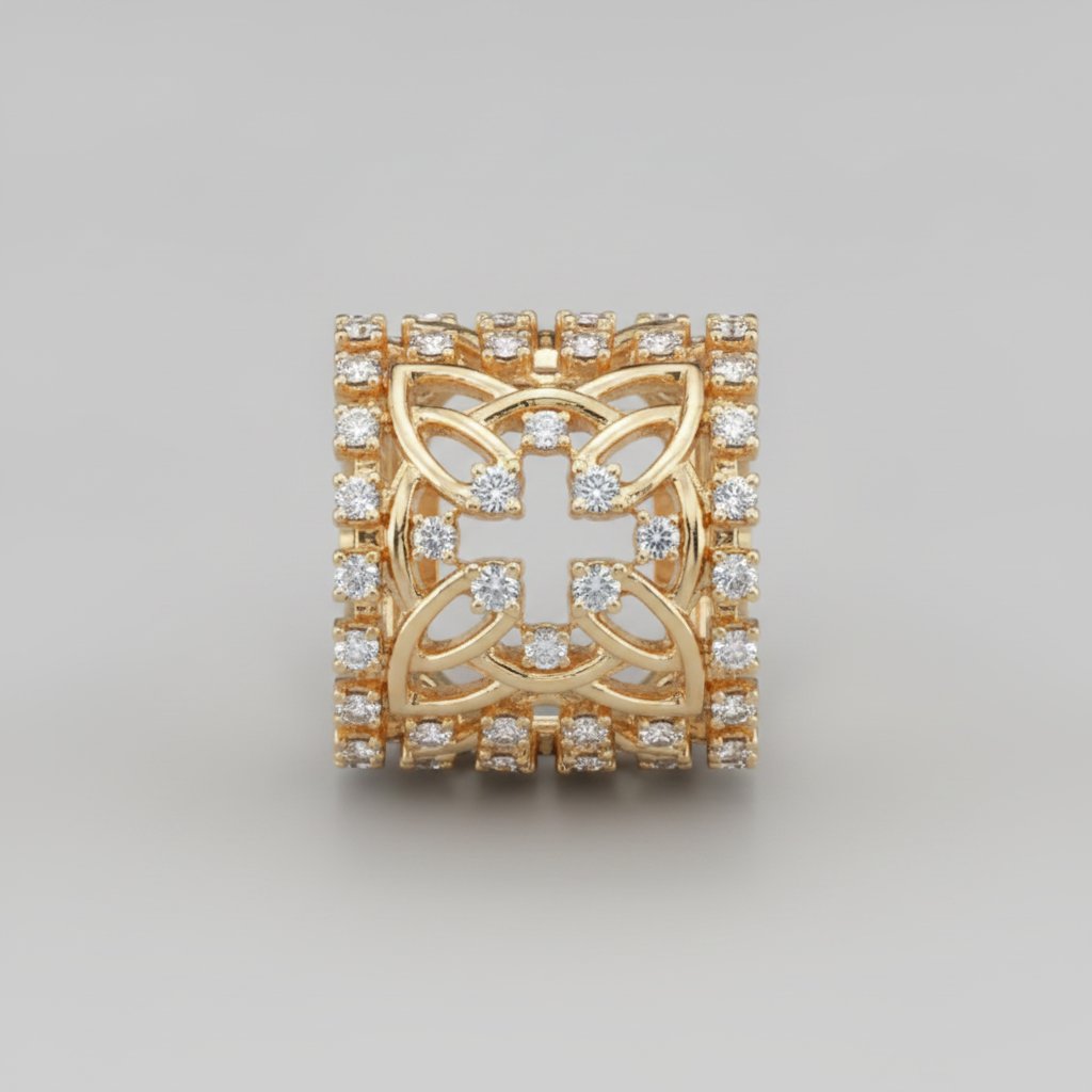 Kirschroter Ring