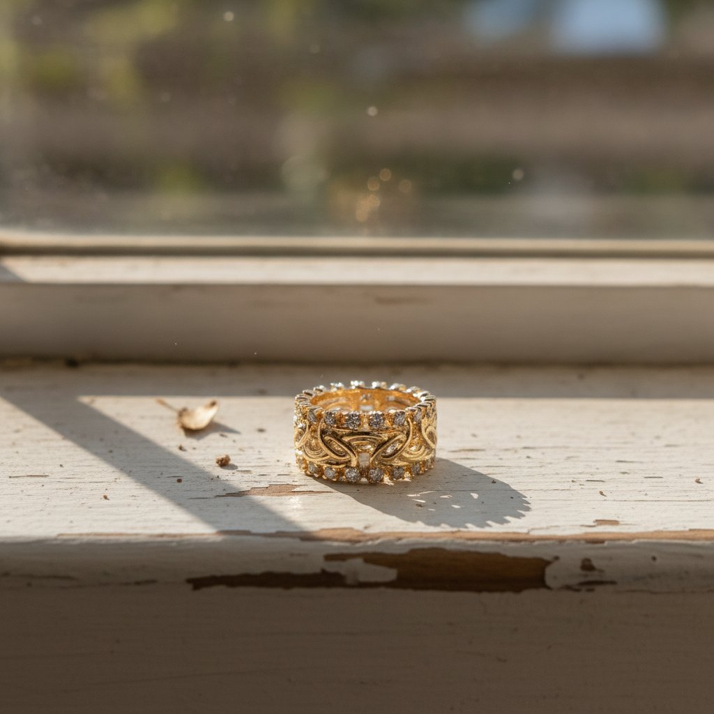 Kirschroter Ring