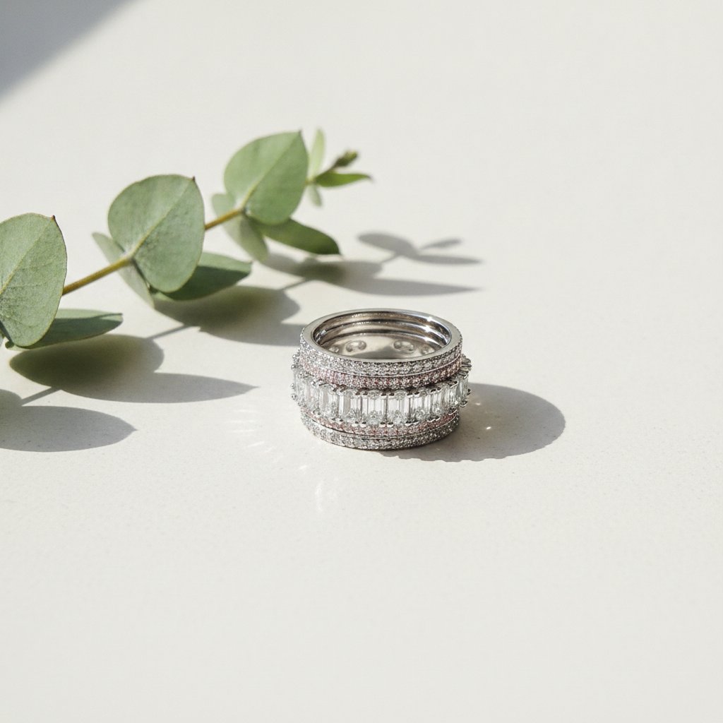 Kirschroter Ring
