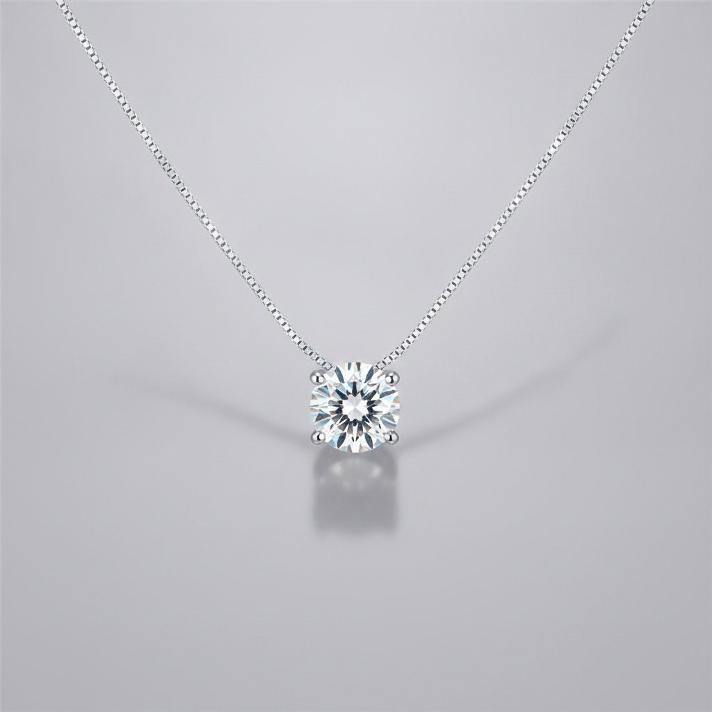 Collier pendentif Ines en zircone