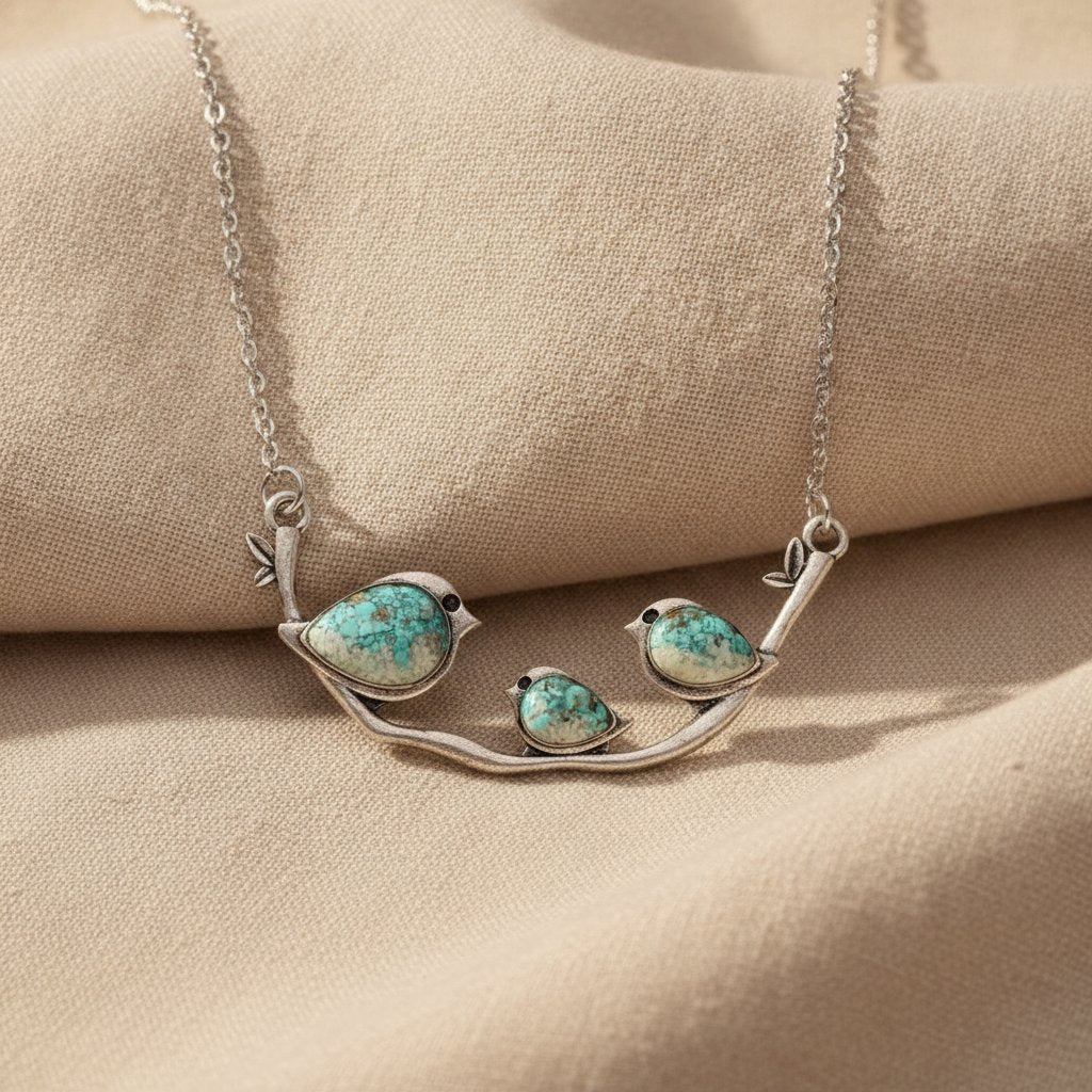 Collana Rhea turchese
