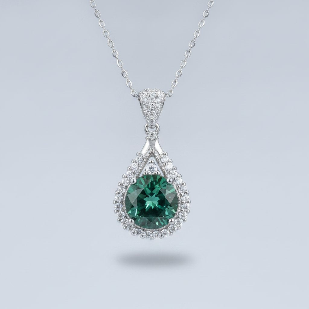 Blythe Emerald-halskæde