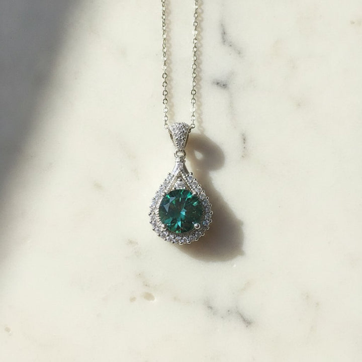 Blythe Emerald-halskæde