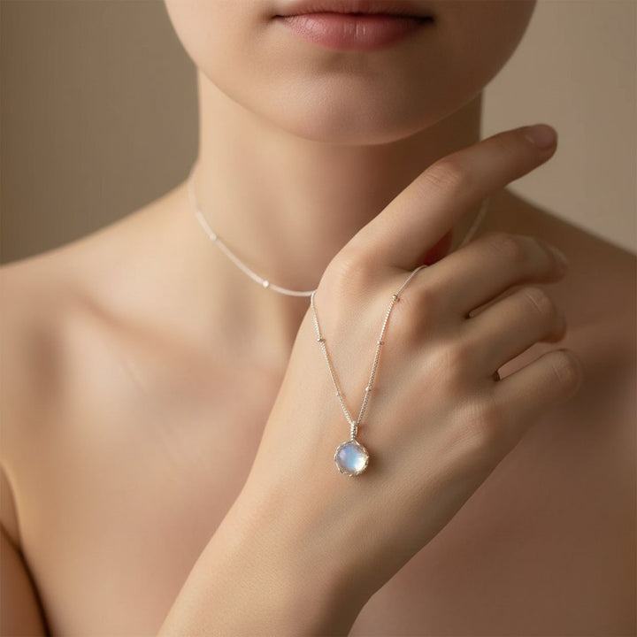 Náhrdelník Genevieve Moonstone