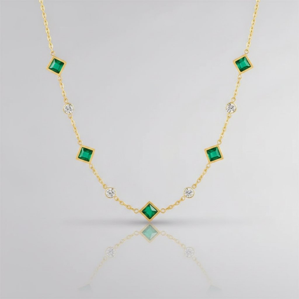 Thessaly Emerald Necklace