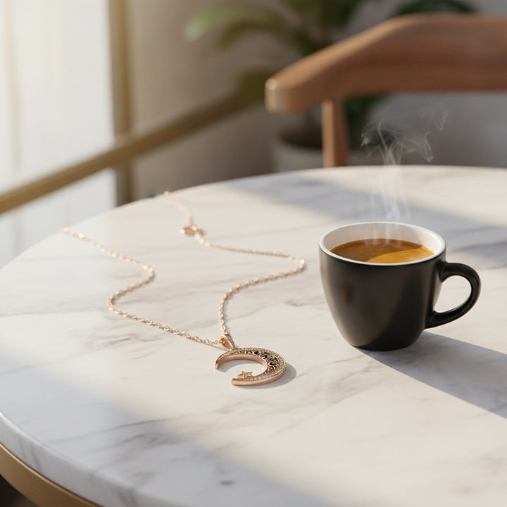 Collier en zircone cubique Celestine