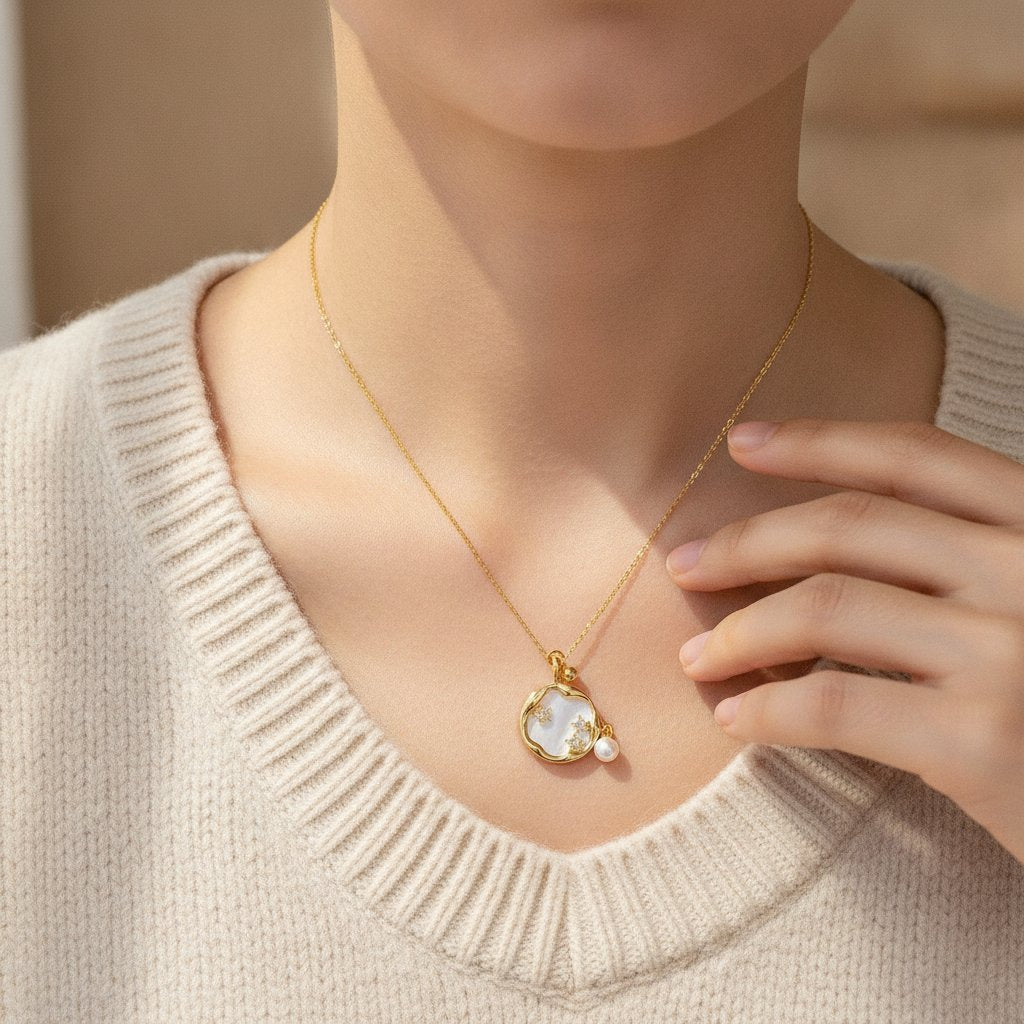 Collana Rhea con perle