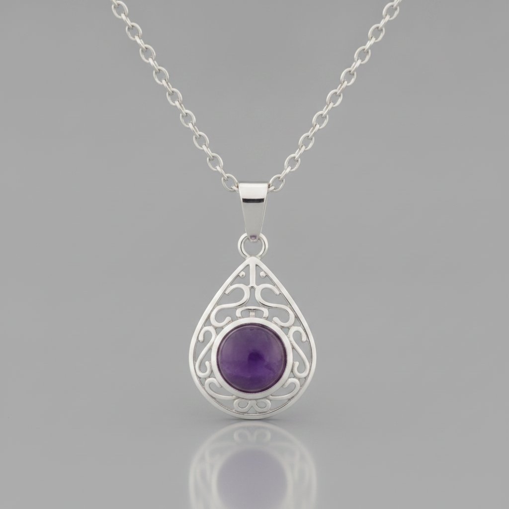 Κολιέ Fiora από αμέθυστο