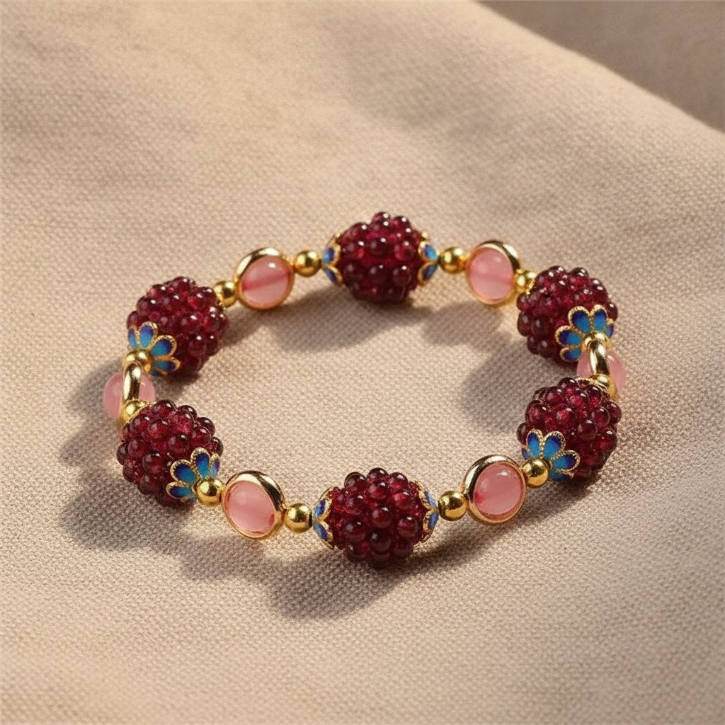 Mirabelle Garnet Bracelet
