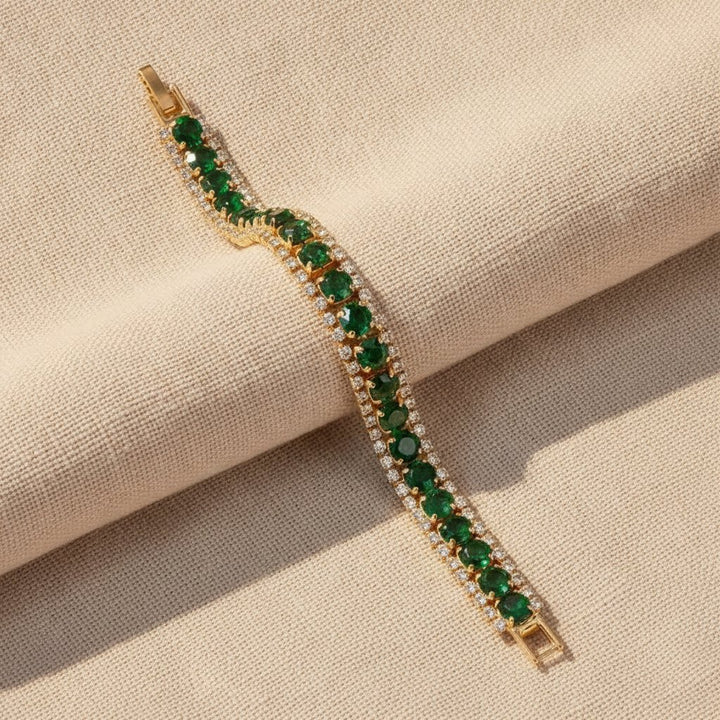 Bijou-armbånd med zirkonia