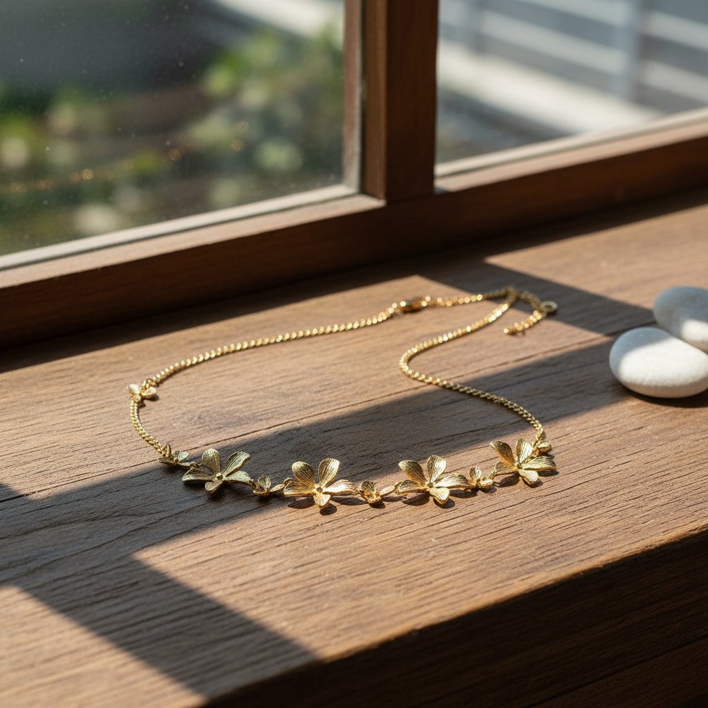 Collar dorado Anouk