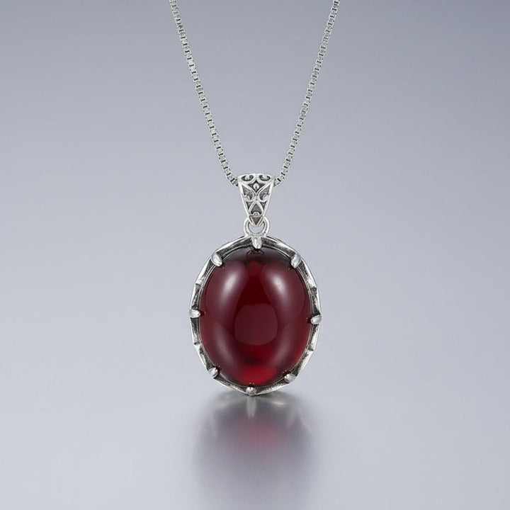 Valentine Garnet Necklace