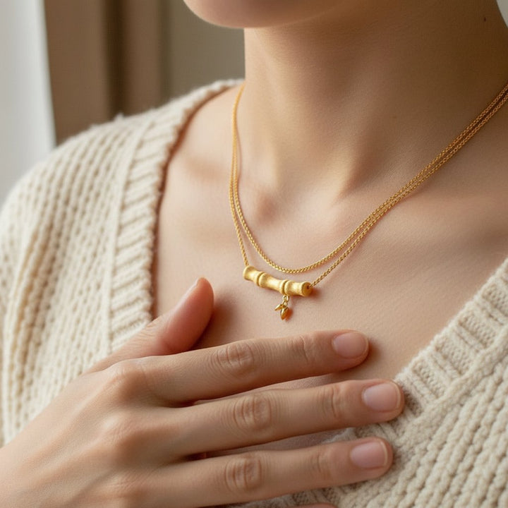 Wisteria Gold Necklace