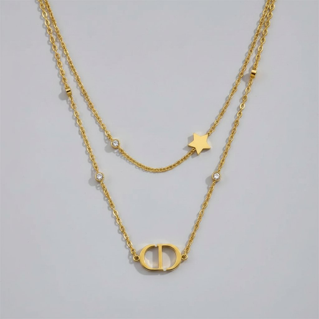 Delphine Gold Necklace