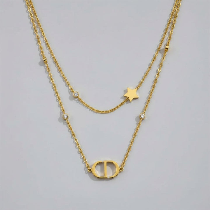 Delphine Gold Necklace