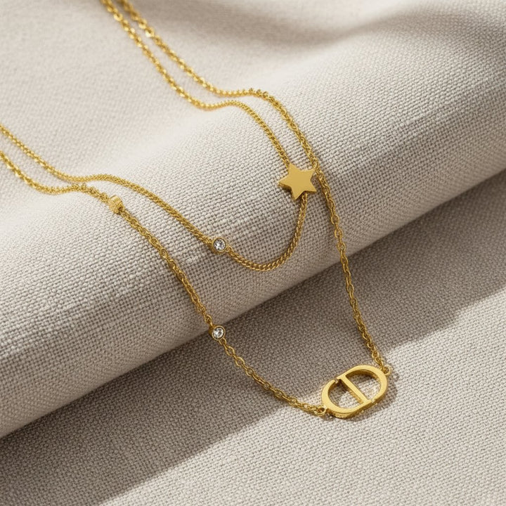 Delphine Gold Necklace