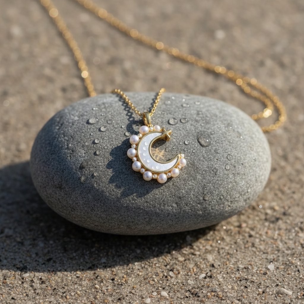 Soleil Pearl Necklace