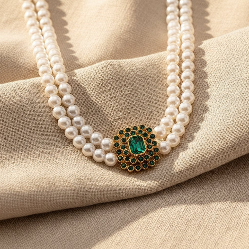Kaia Emerald Necklace