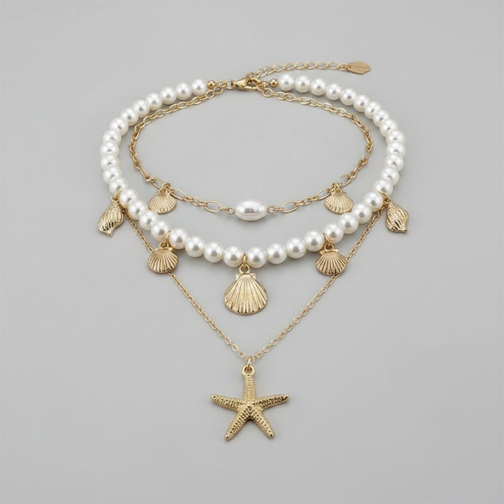 Cerise Pearl Necklace