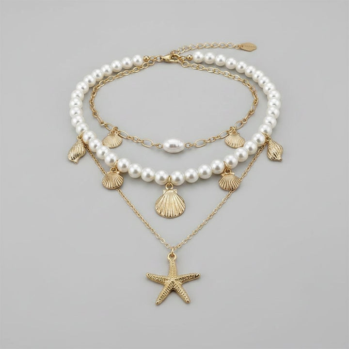 Cerise Pearl Necklace