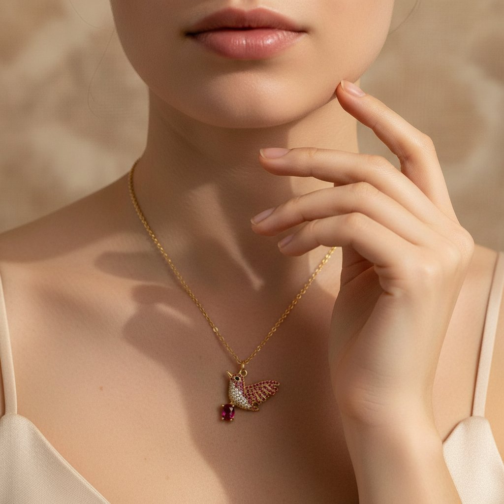 Faye Ruby Necklace