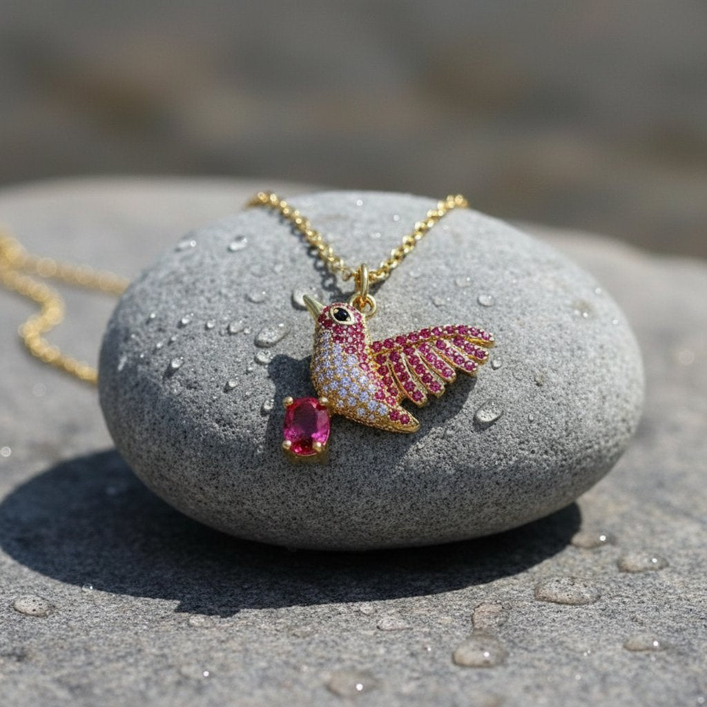 Faye Ruby Necklace