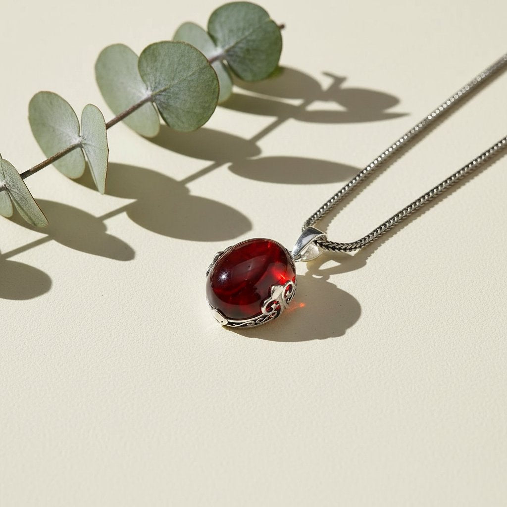 Jolie Garnet Necklace