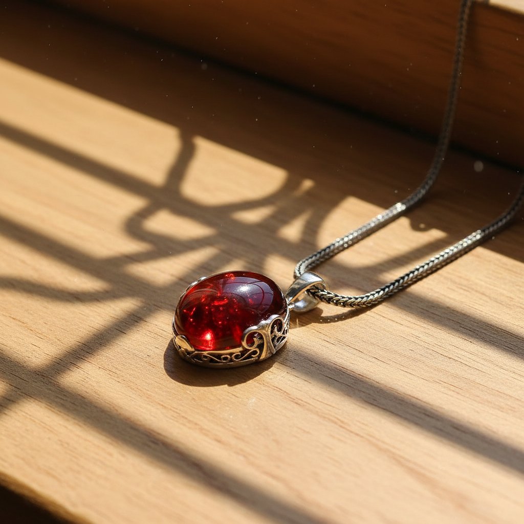 Jolie Garnet Necklace
