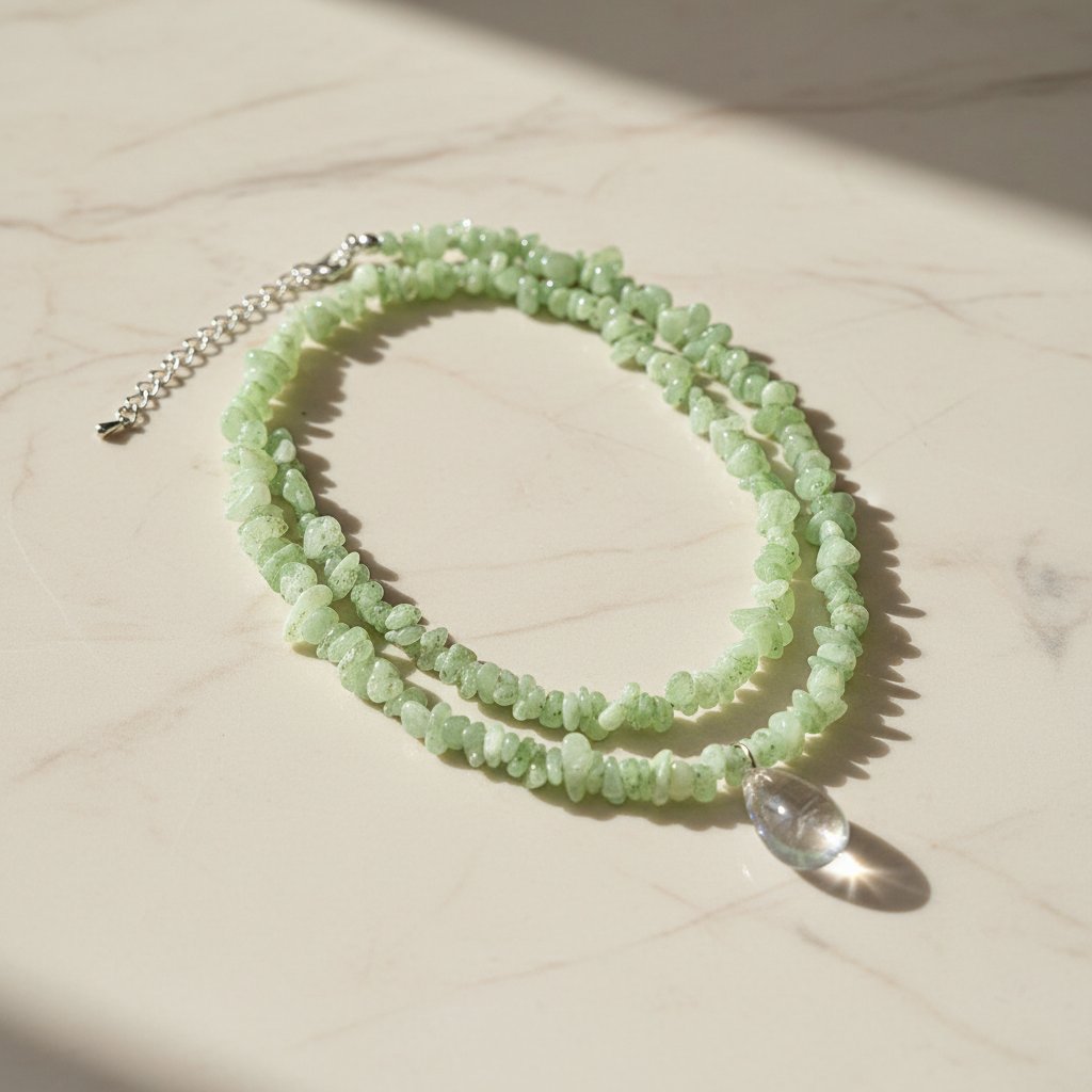 Josephine Prehnite Necklace